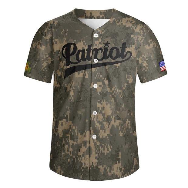 Patriot Camo Liberty 1776 Baseball Jersey