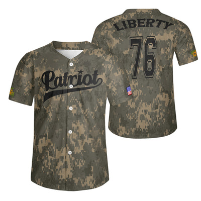Patriot Camo Liberty 1776 Baseball Jersey