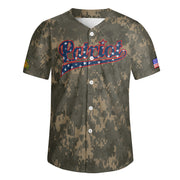 Patriot Camo Red White & Blue Liberty Baseball Jersey