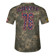 Patriot Camo Red White & Blue Liberty Baseball Jersey