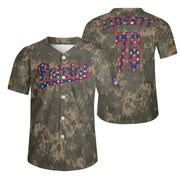 Patriot Camo Red White & Blue Liberty Baseball Jersey