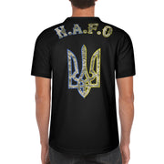 Black Camo Short Sleeve Baseball Jersey