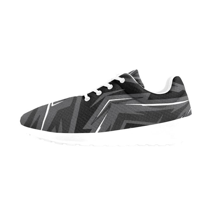 [[ Dark Side White ]] Riotic Wear Running Mesh Knit Shoes - White