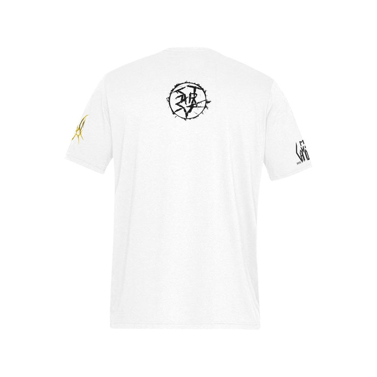 White FSP Gamer Logo Style Emblem Tee (Ships USA Customers ONLY)