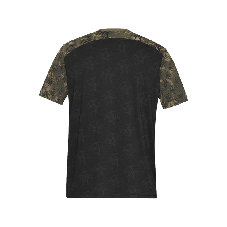 Camo Color-Block w/ Starsky Logo Bannered Shirt (Ships USA Only)