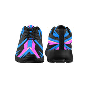 [[ Dark Side Blue/Pink ]] Riotic Wear Men's Athletic Shoes - Black