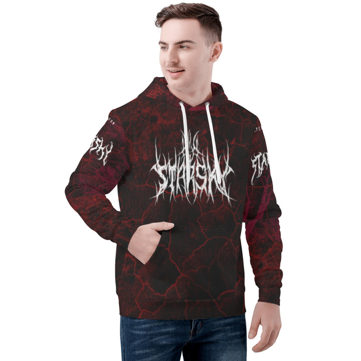 Dark Starsky Red/Black Heavy Metal Design Premium Hoodie (Starsky's Personal Choice)