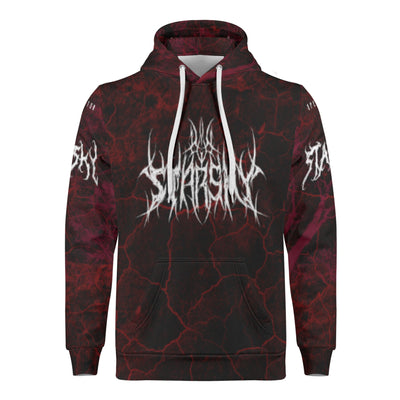 Dark Starsky Red/Black Heavy Metal Design Premium Hoodie (Starsky's Personal Choice)