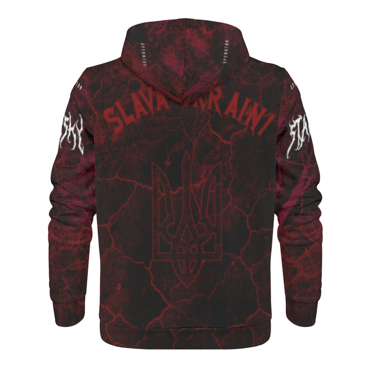 Dark Starsky Red/Black Heavy Metal Design Premium Hoodie (Starsky's Personal Choice)