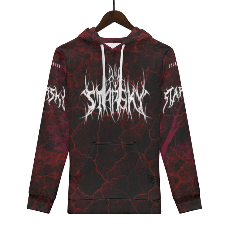 Dark Starsky Red/Black Heavy Metal Design Premium Hoodie (Starsky's Personal Choice)