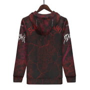 Dark Starsky Red/Black Heavy Metal Design Premium Hoodie (Starsky's Personal Choice)