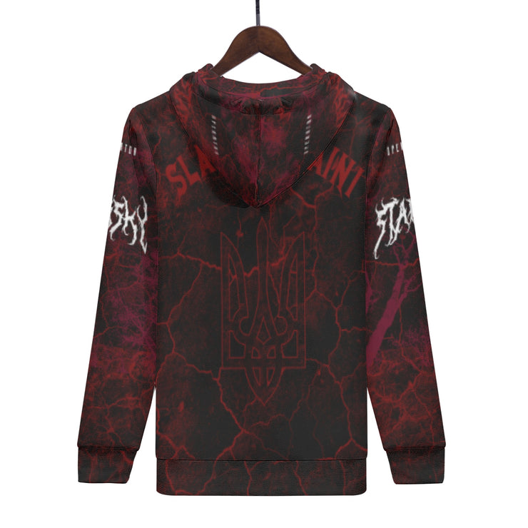 Dark Starsky Red/Black Heavy Metal Design Premium Hoodie (Starsky's Personal Choice)
