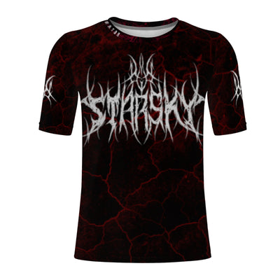 Dark Starsky Red/Black Heavy Metal Design Premium Tee (Starsky's Personal Choice)