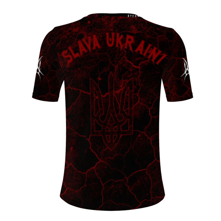 Dark Starsky Red/Black Heavy Metal Design Premium Tee (Starsky's Personal Choice)