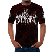 Dark Starsky Red/Black Heavy Metal Design Premium Tee (Starsky's Personal Choice)