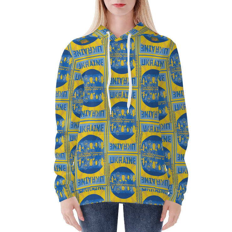 Women's Ukraine Starsky Merch Hoodie (Design 1)