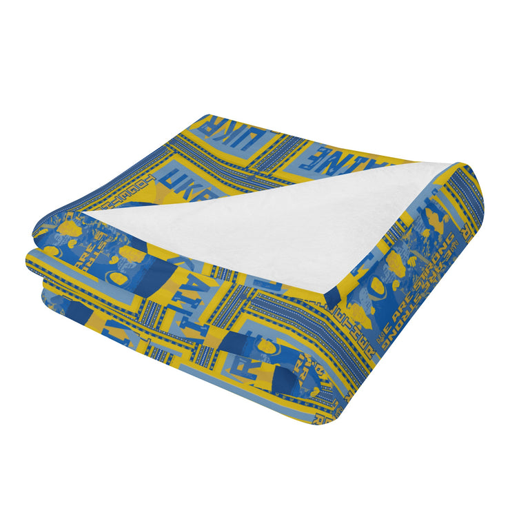 Long Vertical Flannel Breathable Blanket (Design 1)(4 Sizes)