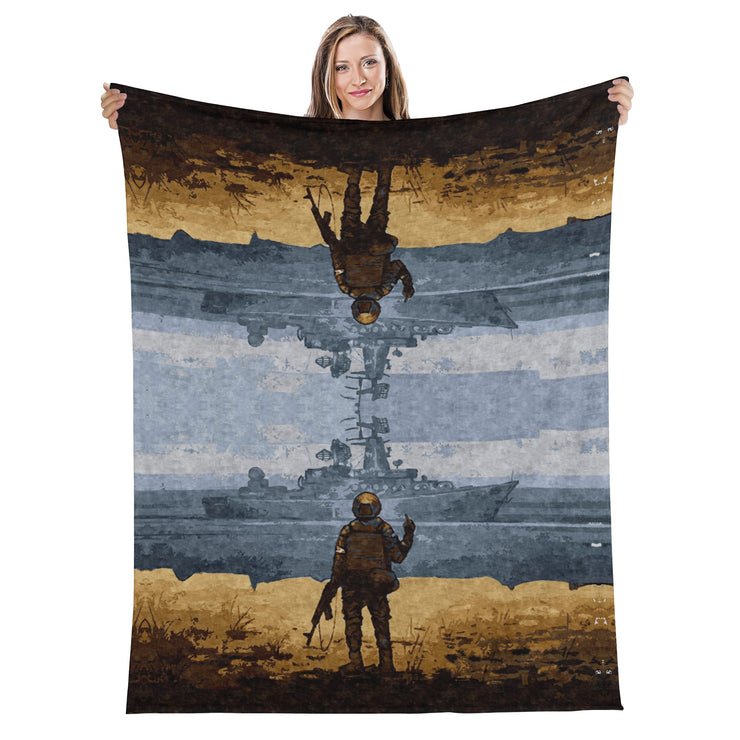 Long Vertical Flannel Breathable Blanket (Design 2)(4 Sizes)