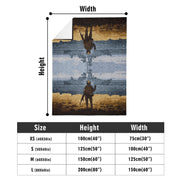 Long Vertical Flannel Breathable Blanket (Design 2)(4 Sizes)