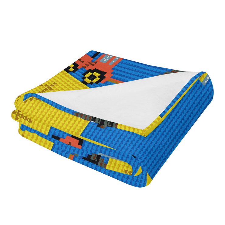 Long Vertical Flannel Breathable Blanket (Design 5)(4 Sizes)