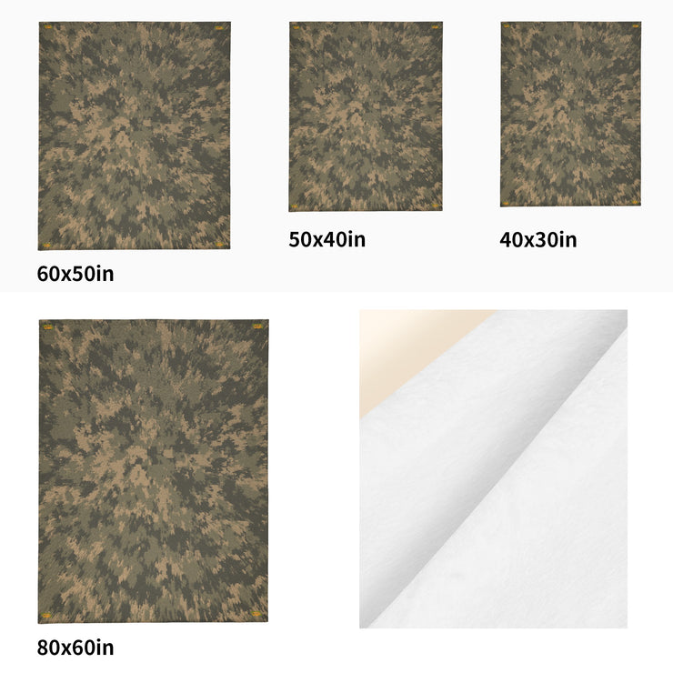 Long Vertical Flannel Breathable Blanket (Design 6)(4 Sizes)