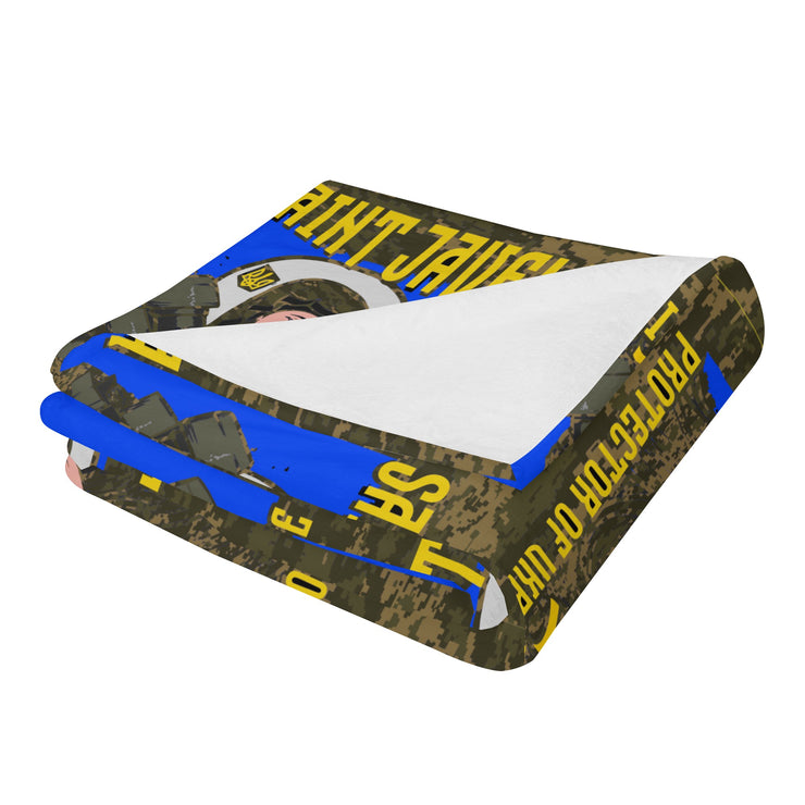 Long Vertical Flannel Breathable Blanket (Design 7)(4 Sizes)