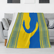 Long Vertical Flannel Breathable Blanket (Design 8)(4 Sizes)