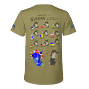 Russian Logic Ukraine Trident Tee