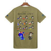 Russian Logic Ukraine Trident Tee