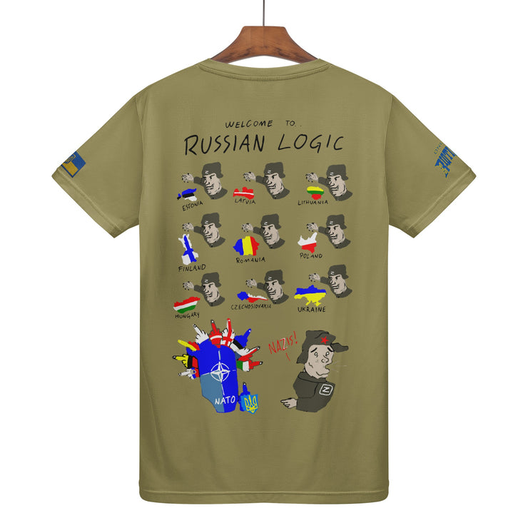 Russian Logic Ukraine Trident Tee