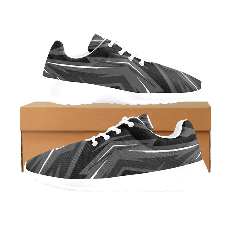 [[ Dark Side White ]] Riotic Wear Running Mesh Knit Shoes - White