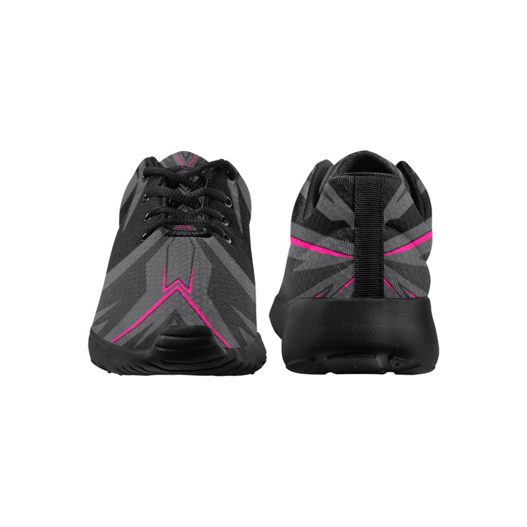 [[ Dark Side Pink ]] Riotic Wear Running Mesh Knit Shoes - Black
