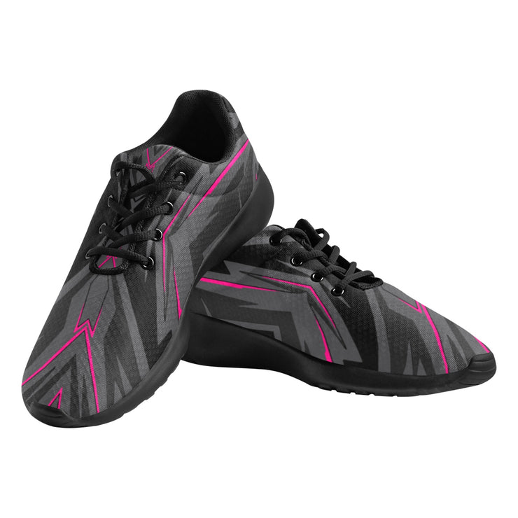 [[ Dark Side Pink ]] Riotic Wear Running Mesh Knit Shoes - Black