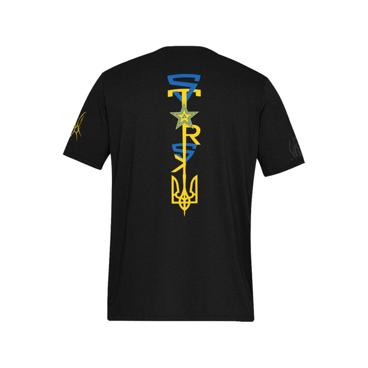 Ukrainian Style Design Stripe Tee (Ships USA Customers ONLY)