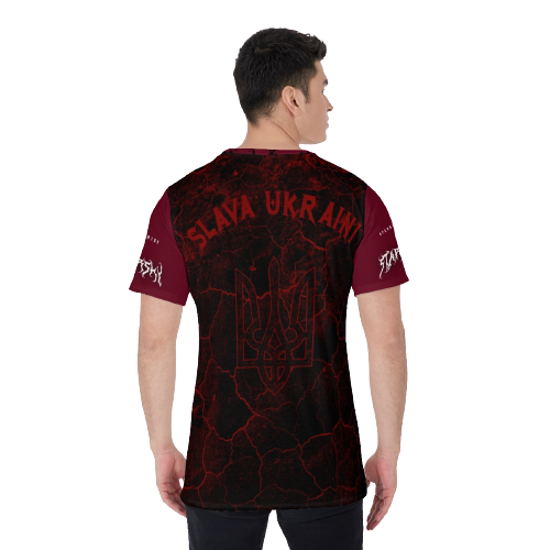Dark Starsky Red/Black Heavy Metal Design Premium Tee