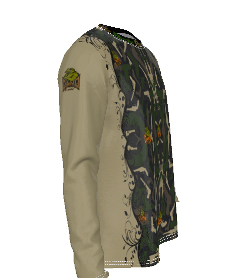 "Classic Real Gun" Camo Toad Premium Long Sleeve Tee