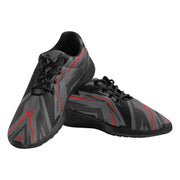[[ Dark Side Red ]] Riotic Wear Running Mesh Knit Shoes - Black