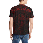 Dark Starsky Black/Red Metal Style Premium Tee (Ships USA Customers ONLY)