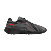 [[ Dark Side Red ]] Riotic Wear Running Mesh Knit Shoes - Black