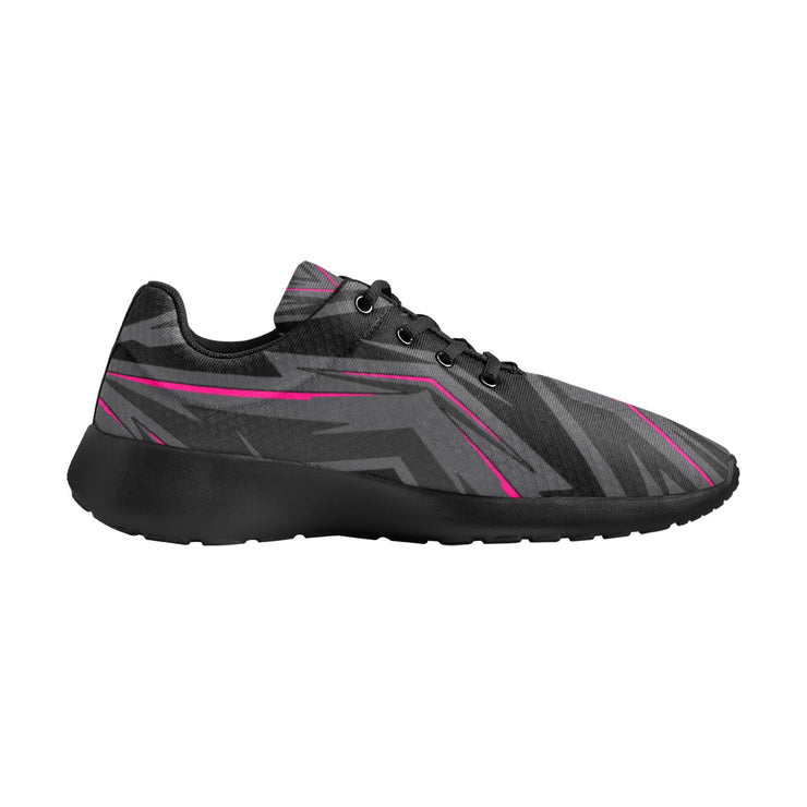 [[ Dark Side Pink ]] Riotic Wear Running Mesh Knit Shoes - Black