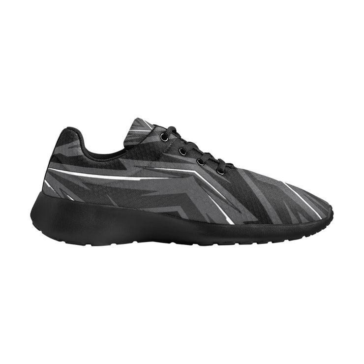 [[ Dark Side White ]] Riotic Wear Running Mesh Knit Shoes - Black