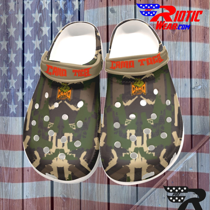 "Camo Toes" Classic Color  (Not Crocs......of sh*t)