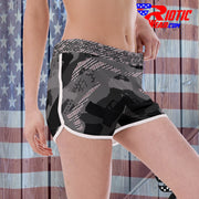 "Bur-Berry Gun" Camo Toad Ladies Track & Field Shorts