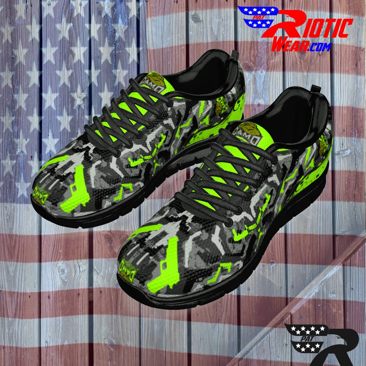 "2-Tone Lime Gun" Camo Toad Sports Shoes