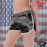 "Bur-Berry Gun" Camo Toad Ladies Track & Field Shorts