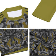 "Dark Gold Gun" Camo Toad Athletic Long Sleeve Premium Tee