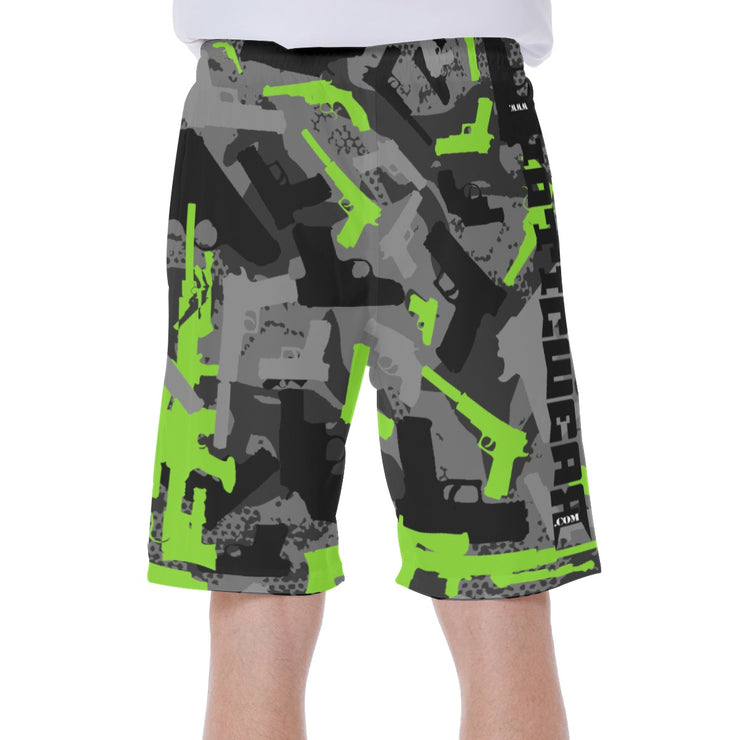 "Lime Gunner" Men's Premium Board or Swim Shorts