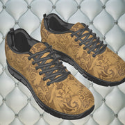 [[ Worked Leather Print ]] Men's Casual Shoe Black Soles
