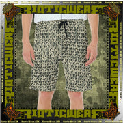 Digital Camo Pistol  Casual Beach Shorts Trunk