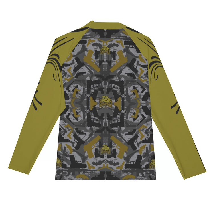"Dark Gold Gun" Camo Toad Athletic Long Sleeve Premium Tee